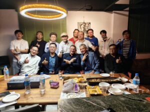 Dr. Pascal Paldino合影留念